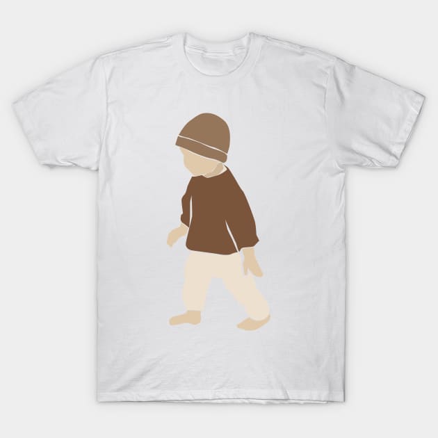 Abstract vector kids and baby little boy Composition T-Shirt by NJORDUR